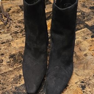 Sam Edelman Black Suede Ankle Booties